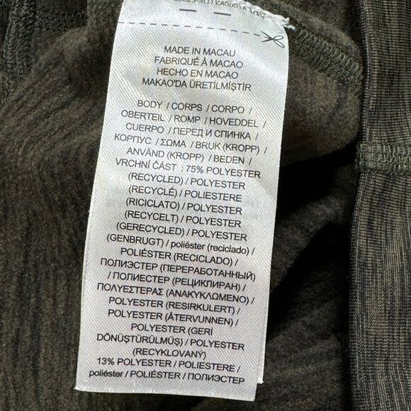 LAUREN RALPH LAUREN FLEECE LINED  LEGGING GREEN LODEN HEATHER - Picture 8 of 10